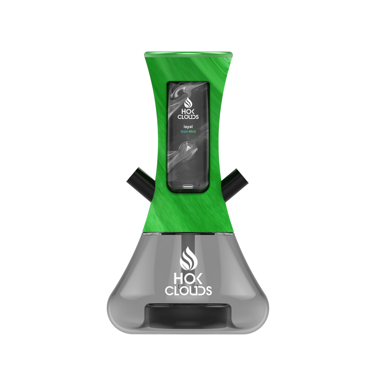 HOK CLOUDS E-SHISHA - Resin Dual Hose + Disposable Pod